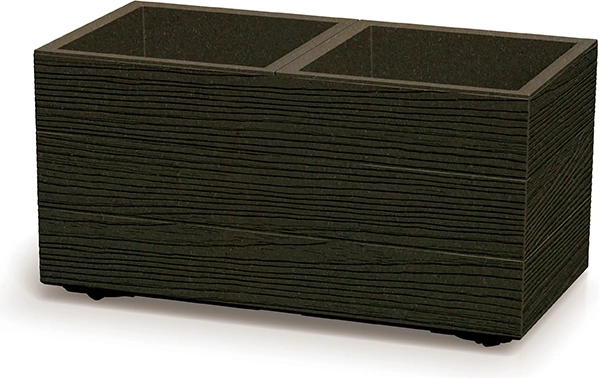 Bloembak Madera Case Eco Wood 57,7 cm – koffie