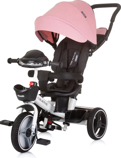 Driewieler met kap Chipolino Be Active 2-in-1 Pink Linen