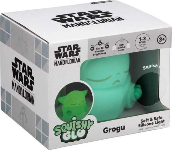 Nachtlampje Star Wars: The Mandalorian Grogu Squish & Glow - 1 stuk
