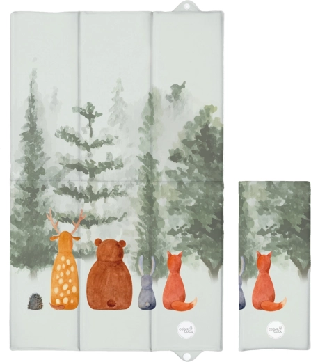 Ceba Baby reisverschoonmat Basic forest companions 80 × 50 cm