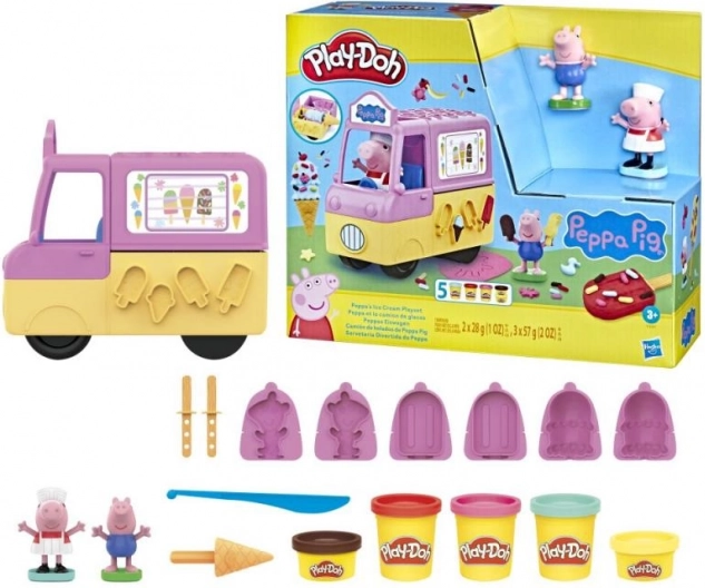 Play-Doh set met ijscowagen Peppa Pig