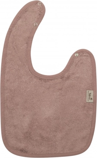 Timboo slabbetje mellow mauve met drukknopen