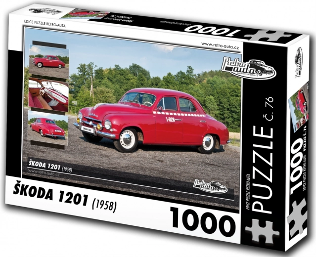 retro-auto puzzel Škoda 1201 – 1000 stukjes