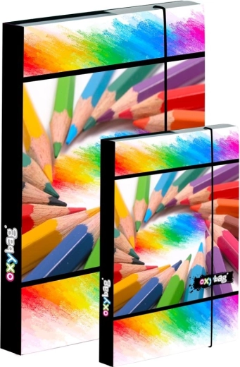 OXYBAG box voor schriften A4 + A5 Pastelkrijt