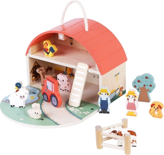 Houten boerderijhuisje 2Kids Toys