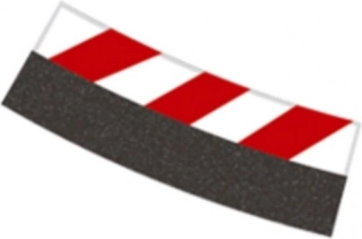 Binnenrand voor bocht 4/15° R4 voor racebanen CARRERA EVOLUTION, DIGITAL 132 en DIGITAL 124