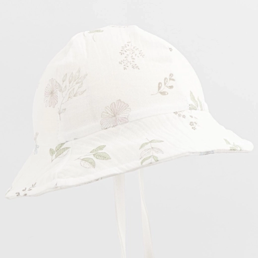 Mousseline hoedje voor baby New Baby Zoe 12–18 maanden