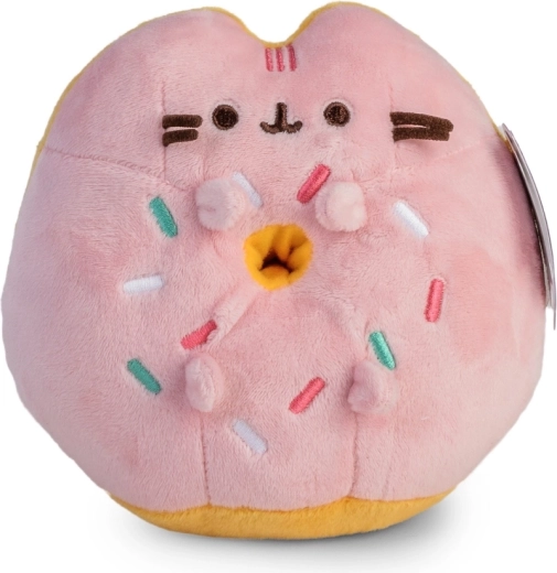 Pusheen roze donut – pluche kussentje 14 cm