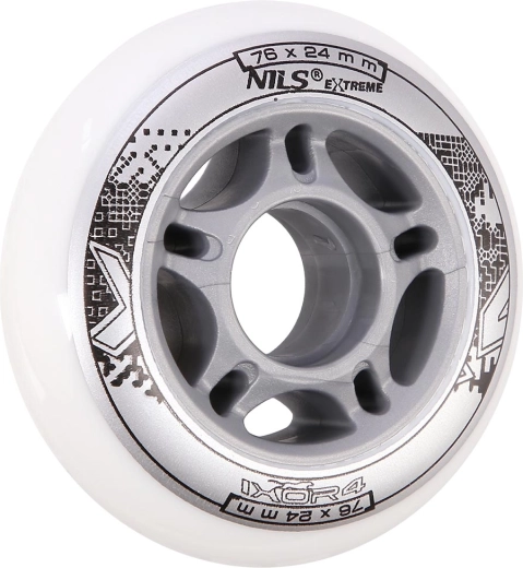 Wielen NILS EXTREME PU 76 × 24 wit (set van 4 stuks)