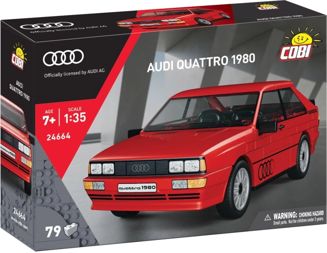 Cobi Audi Quattro 1980 bouwset 1:35 (79 onderdelen)