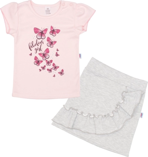Babyset T-shirt met rokje New Baby Butterflies 62 (3–6 maanden)