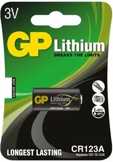 GP lithium CR123-batterij
