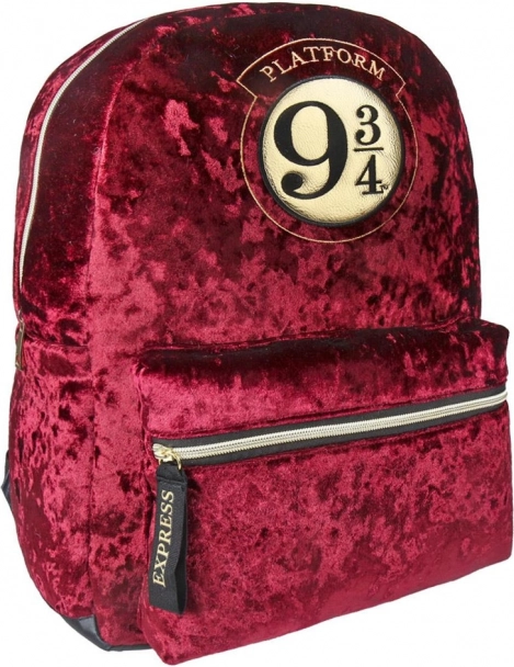 Casual fluwelen rugzak Harry Potter