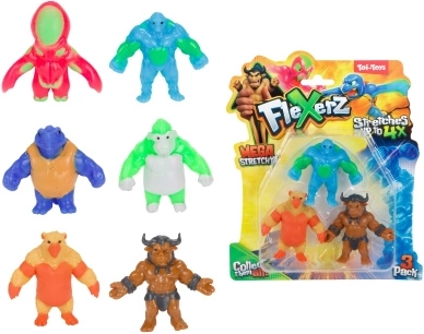 Anti-stress stretchmonsters – stretchset 3 stuks