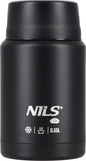 NILS Camp voedselthermos NC3807 zwart 550 ml