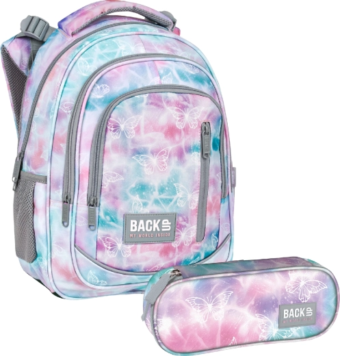 BackUP schoolset Pastel Magic 2v1 – rugzak en etui
