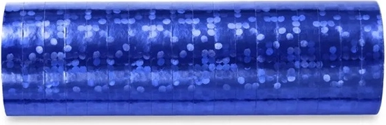 Holografische blauwe serpentines 3,8 m