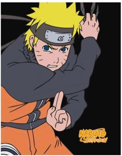 Fleecedeken Naruto