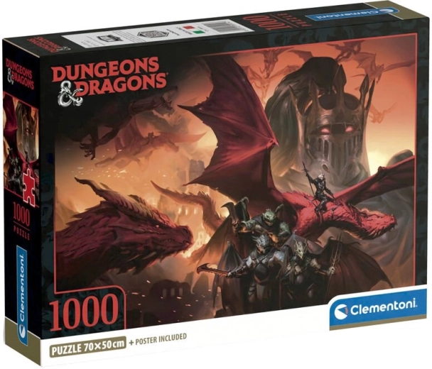 Puzzel CLEMENTONI Dungeons & Dragons 1000 stukjes