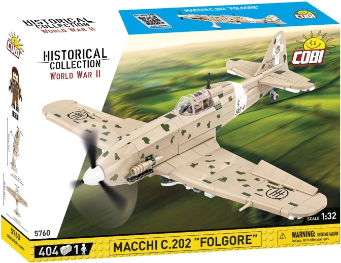 Cobi Macchi C.202 Folgore vliegtuigbouwset 1:32 - 1 stuk