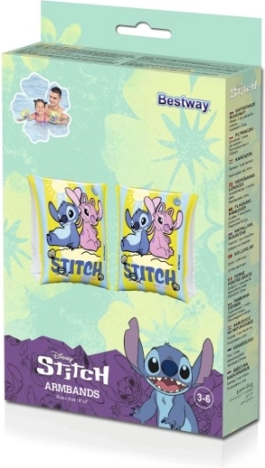 Opblaasbare zwemvleugels DISNEY STITCH 23 × 15 cm voor kinderen 3–6 jaar