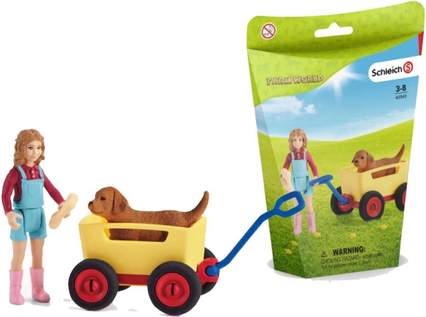 Schleich Farm World hondenkar