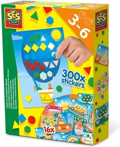 SES Creative geometrische vormen om te plakken