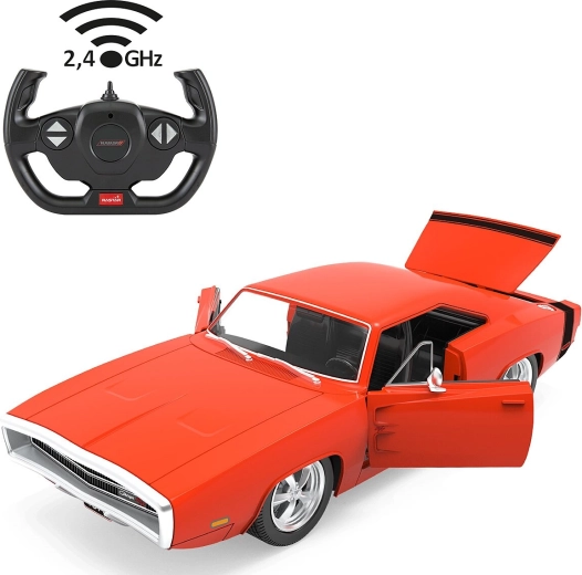 RC-model Dodge Charger R/T 1970 op schaal 1:16, rood