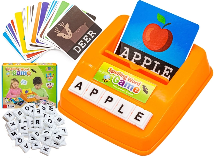 Educatief woordspel – koppel letters, Engels leren (120 kaarten)