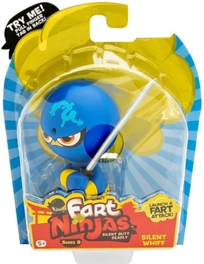 Fart Ninjas-figuurtje met geluid silent whiff
