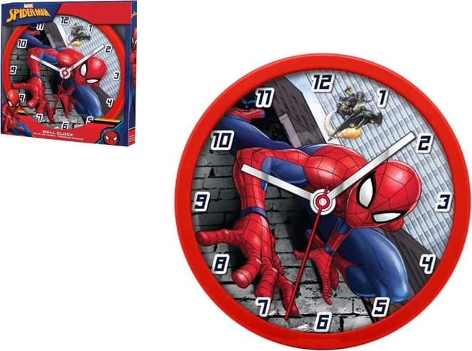 Wandklok SPIDERMAN 25 cm