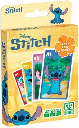 Kaartspel 4-in-1 DISNEY STITCH