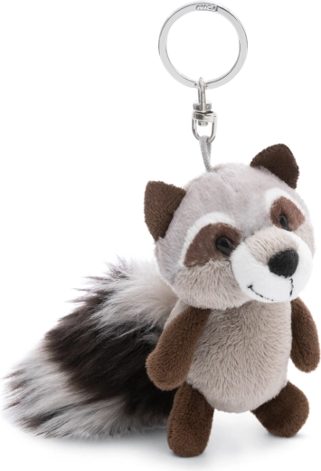 Pluchen sleutelhanger wasbeer Lenno 10 cm NICI Green