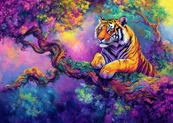 Enjoy puzzel Junglemajesteit 1000 stukjes