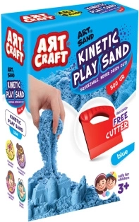 Art Craft kinetisch zand blauw 500 g
