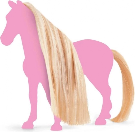 Schleich Horse Club accessoires voor paarden – blonde manen en staart