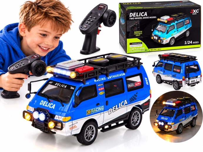 Terreinwagen op afstand bestuurbaar Mitsubishi Delica 1:24