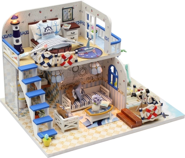 Miniatuurhuisje Aan de Blauwe Kust