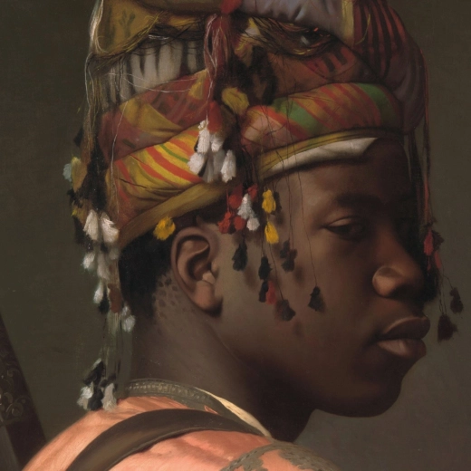 Vierkante puzzel CURIOSI Q Art: zwarte bashi-bazouk, 66 stukjes