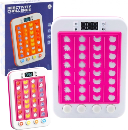 Elektronisch spel Ritme Fruit Lichten Geluiden Roze