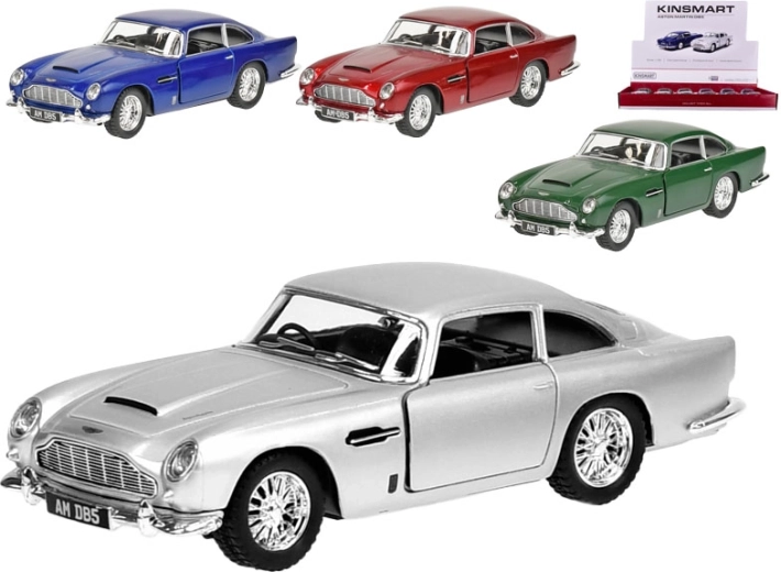 Metalen automodel KINSMART Aston Martin DB5 1:38 met terugtrekmotor