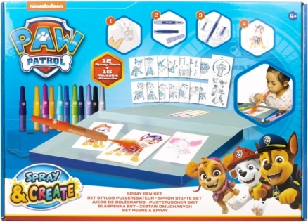 Schilderset met spraystiften Paw Patrol