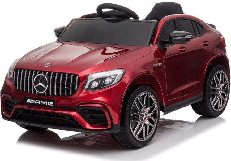 Elektrische kinderauto MERCEDES-AMG GLC 63 S Coupé, rood