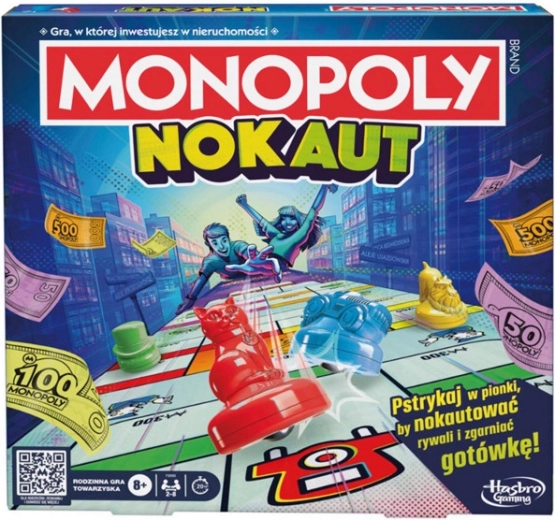 Monopoly Knockout – familiespel
