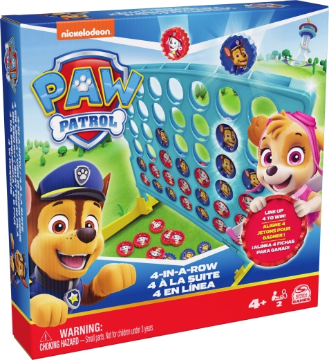 Paw Patrol vier op een rij