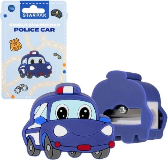 Puntenslijper in de vorm van een politieauto - 1 stuk