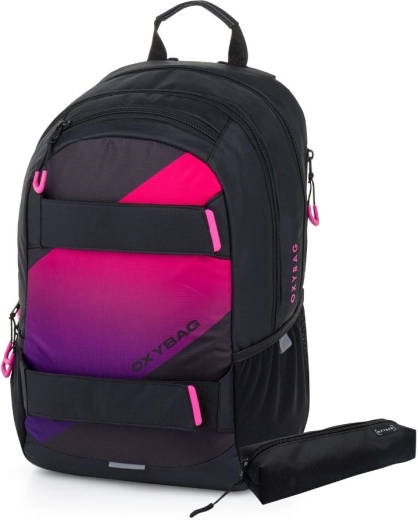 Studentenrugzak met etui Oxybag Sport Ombre girl, 24 l