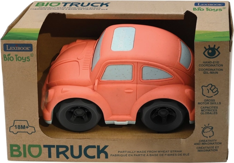 Lexibook oranje stadsauto van bioplastic 10 cm