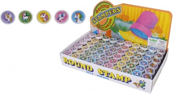 Potloodstempel met eenhoorn – mix van motieven