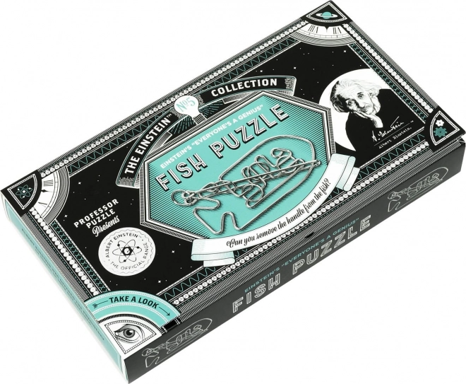 Professor Puzzle breinbreker Albert Einstein: Fish Puzzle